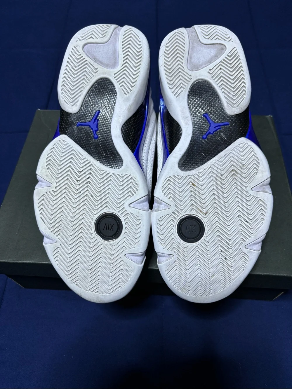 Jordan 14 Retro Hyper Royal 2020 Size 9